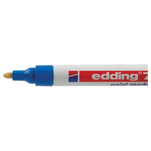Verfmarker EDDING 750 medium punt - Blauw