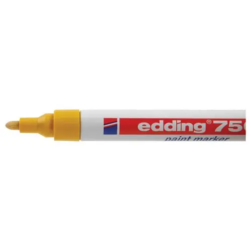 Verfmarker EDDING 750 medium punt - Geel 