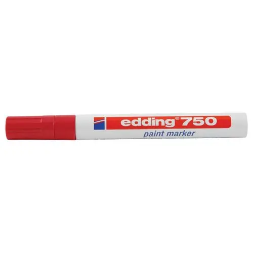 Verfmarker EDDING 750 medium punt - Rood