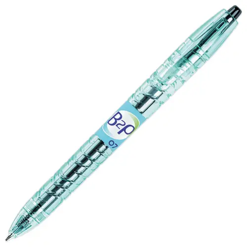 B2P Begreen intrekbare en navulbare gelpen - Zwart - PILOT