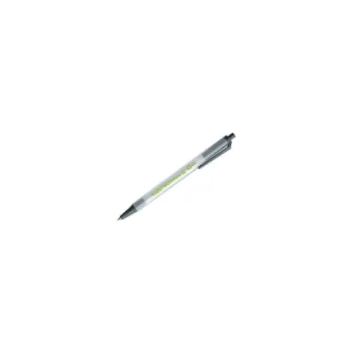 Intrekbare balpen Ecolutions - Normaal schrift - Zwart - BIC 