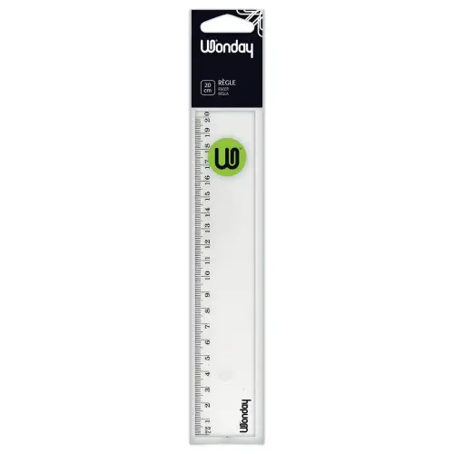 Plastic meetlat - 20 cm - basismodel