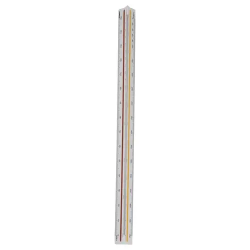 Driezijdig schaallineaal - lengte 30cm