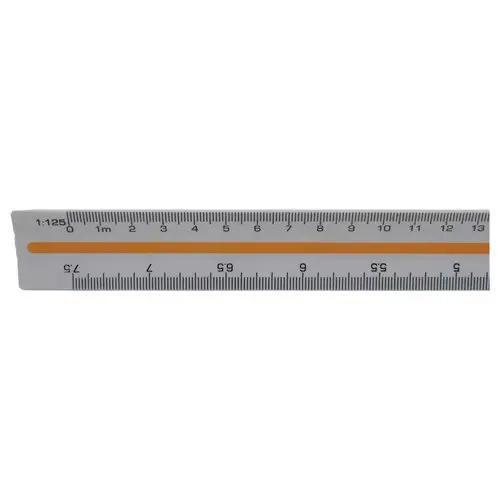 Driezijdig schaallineaal - lengte 30cm 