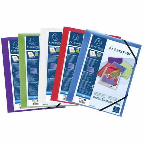5 Personaliseerbare map - 3 flappen - Chromaline Kreacover - EXACOMPTA