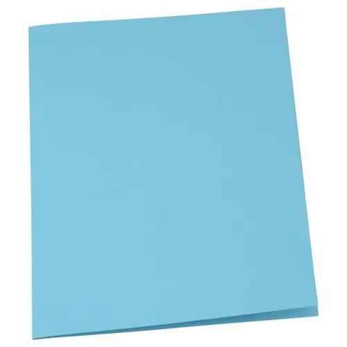 100 Mappen 220g gerecycleerd - Blauw - EXACOMPTA