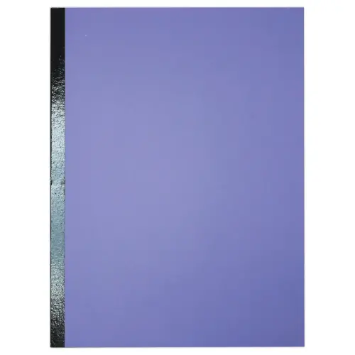 10 Brede map met versterkte rug - Zijvouw 3 cm - Karton 300g - Paars - ACCESS