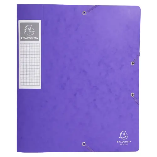 Klasseerdoos Cartobox - Rug 6 cm - paars - EXACOMPTA