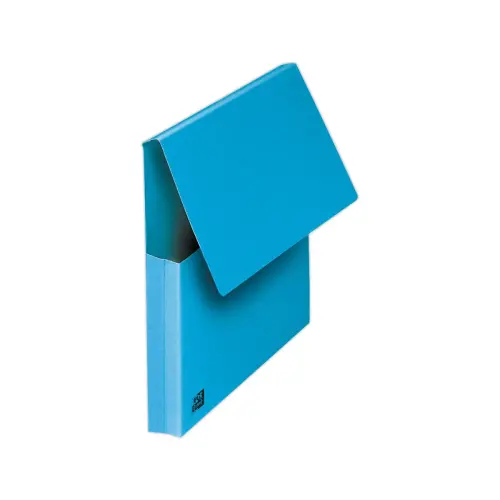 10 Mappen in felle kleuren - Set van 10 - Blauw - OXFORD