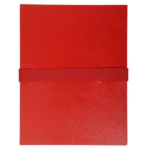 Uitbreidbare map met klittenband - Rood - EXACOMPTA 