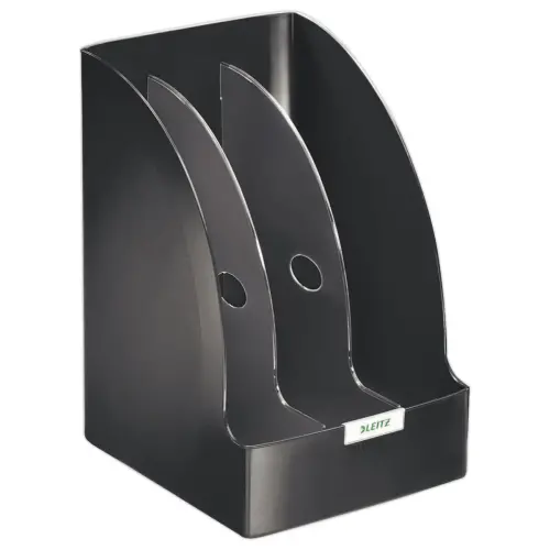 Jumbo tijdschriftenhouder - Zwart - LEITZ 