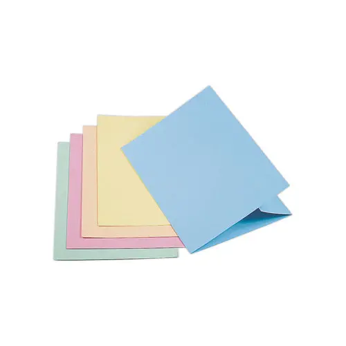 50 Mappen met zijklep 210g - Assorti pastel - EXACOMPTA