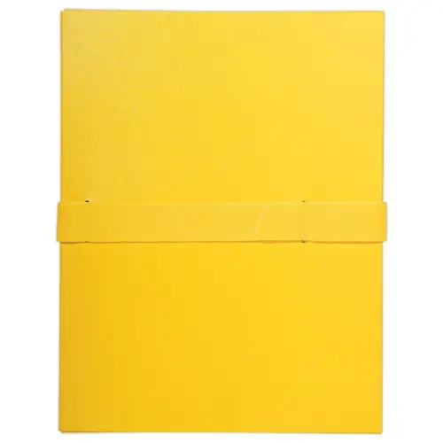 Map met klittenband en Balacron flap - geel - EXACOMPTA