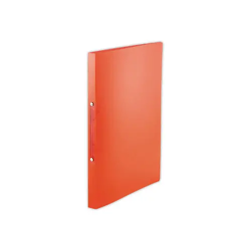 Ordner 2 ringen doorschijnend - Rood - FIDUCIAL