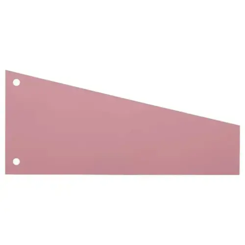 100 Tabbladen trapeziumvormig - in karton