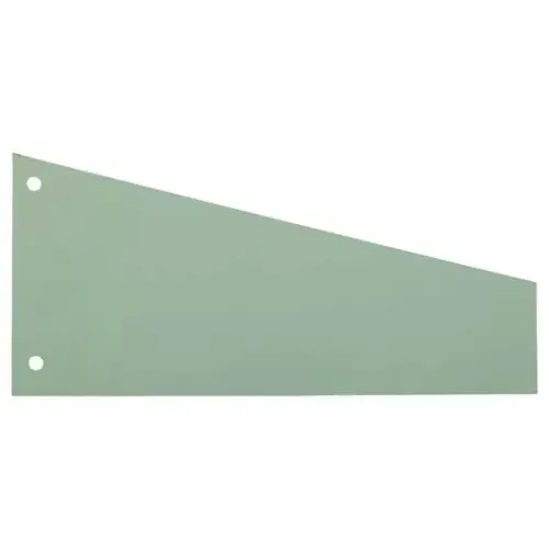 100 Tabbladen trapeziumvormig - in karton