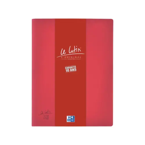 Presenteermap Le Lutin Classique A4 - 30 hoezen - Rood - Oxford