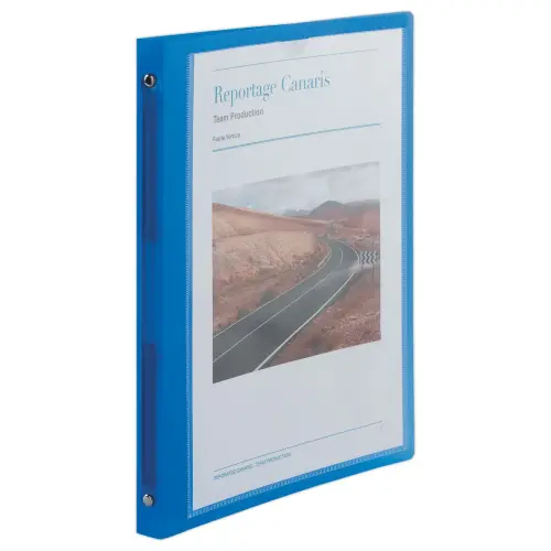 Personaliseerbare ordner - Blauw - FIDUCIAL 