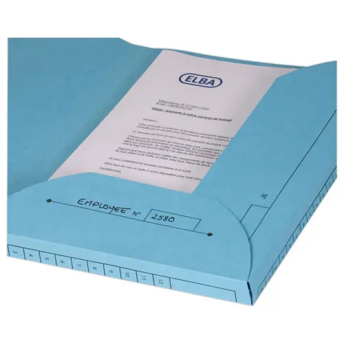 25  Tussenmappen voor hangmappen HV - Pastelblauw - OXFORD 