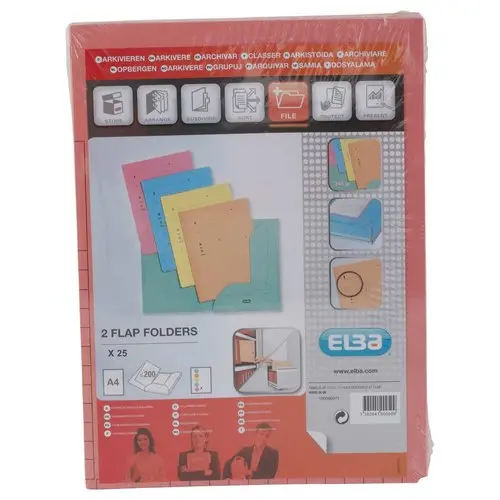 25 Tussenmappen voor hangmappen HV - Pastelroze - OXFORD