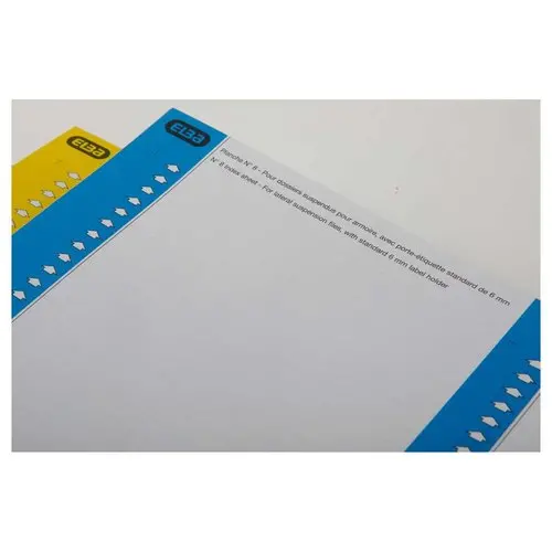 10  Vellen met etiketten n&deg;8 voor hangmappen - OXFORD 