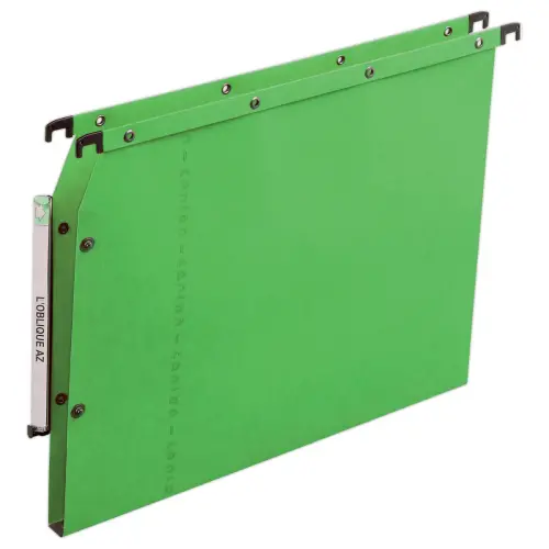 25 Hangmappen voor drukkasten - bodem 15 mm - groen - ELBA