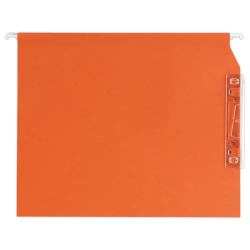 25 Hangmappen in gerecycleerd karton - V-bodem - Oranje