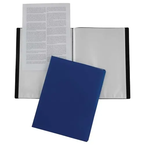 Voordelige presenteermap - A4 - 50 hoezen - Blauw