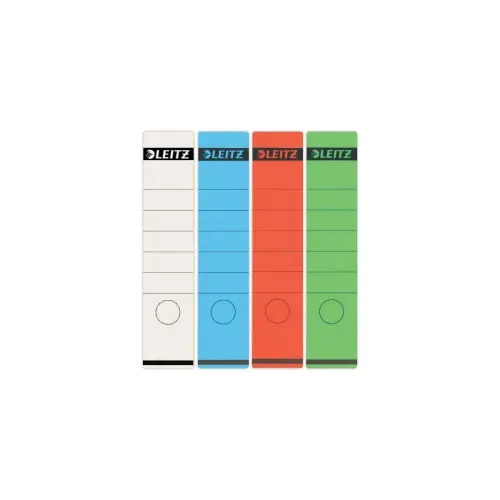 10 Labels voor LEITZ 1640 ringband (groot/lang)