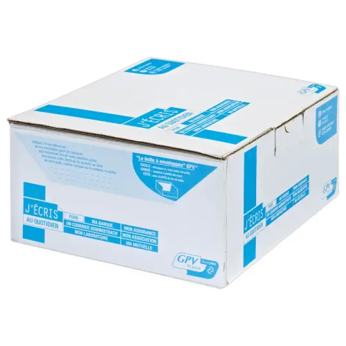 500 Witte enveloppen - 114 x 229 mm - 80 g - GPV EVERYDAY