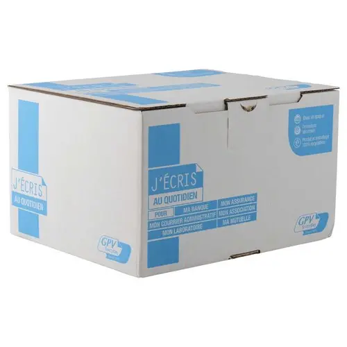 500  witte enveloppen 90g - 162x229mm  - siliconenband zonder venster - GPV 