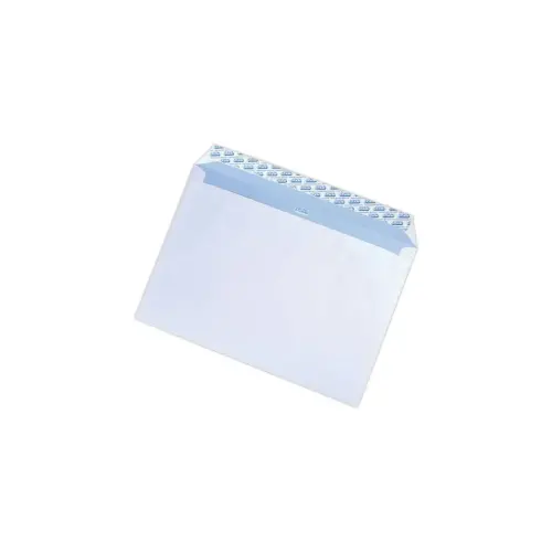 250  Witte enveloppen 90g GPV 162x229mm siliconestrook zonder venster 