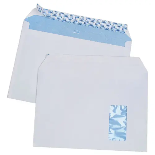 250  Witte enveloppen met venster - 229 x 324 mm - GPV EVERY DAY 