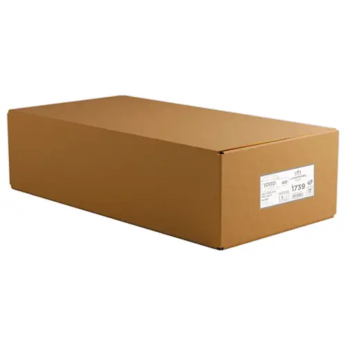 1000 Witte enveloppen 80g - 115x225mm voor invoer met venster - GPV