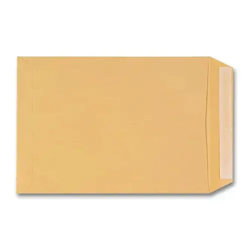 250 Witte omslagen met eco siliconestrook zonder sluiting - 229 x 324 mm - 90g - GPV