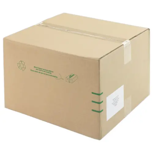 250 Omslagen met zijvouw in bruin kraft 120g - 229x324mm zonder venster