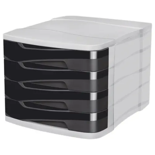 Klasseermodule CEP ELLYPSE - 4 laden -Zwart - gerecycleerd