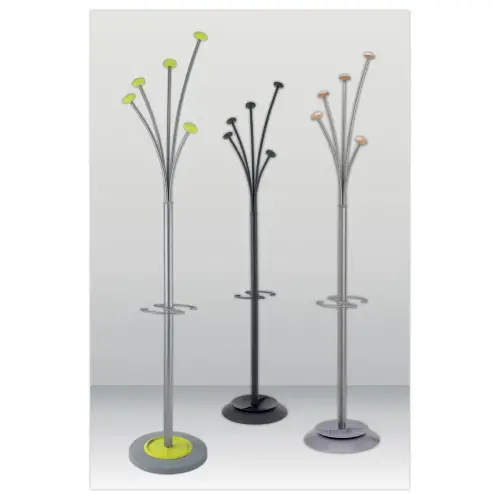 Festy kapstok - 5 hangers - Zilver - ALBA