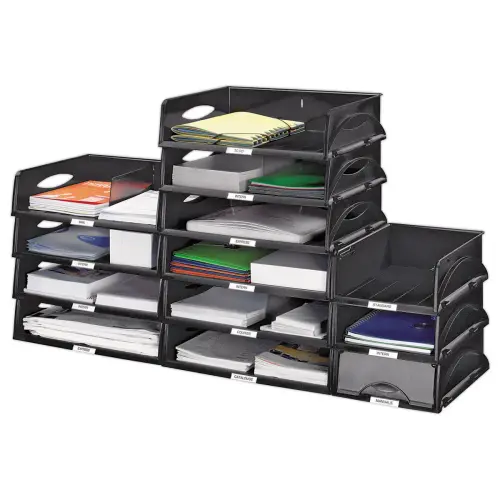Moduleerbaar brievenbakje - A3 - zwart - LEITZ