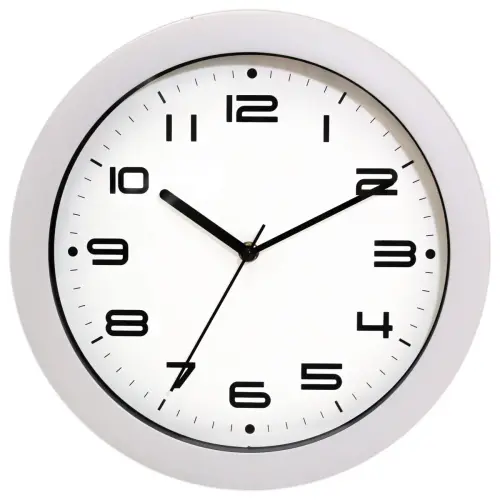 Wandklok - Metaalgrijs
