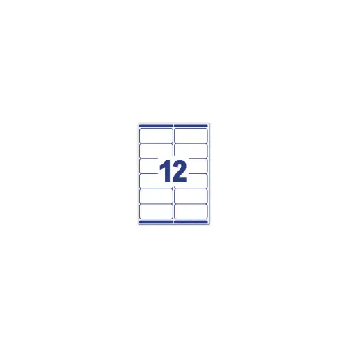 25 Vel van 12 makkelijk verwijderbare etiketten - 99 x 42 mm - Wit - AVERY