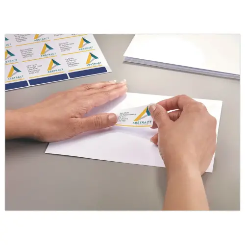 100 Vellen met 16 witte adresetiketten voor laserprinters - 99,1 x 33,9 mm - AVERY