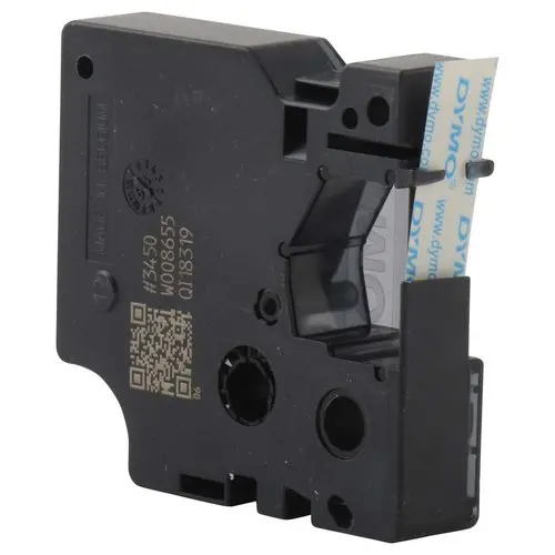 Tape DYMO D1 - 12mm - Opdruk Zwart/Ondergrond Wit