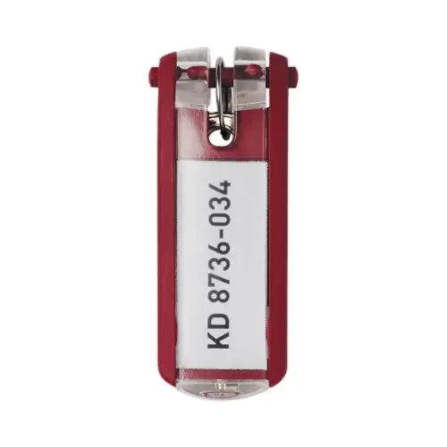 6 Sleutelhangers DURABLE Key Clip voor kast Key Box