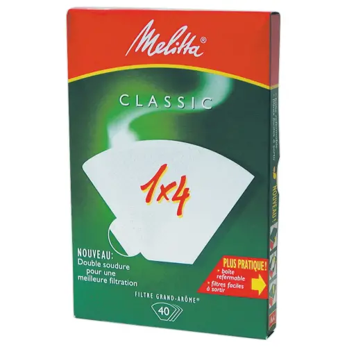 40 Klassieke koffiefilters Melitta Nr. 4