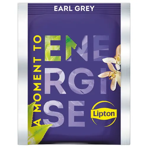 25 theezakjes Earl Grey " Energise" smaak Bergamote.