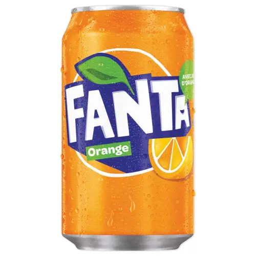 24 FANTA Orange 33CL blikken