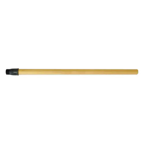 Houten bezemsteel met top