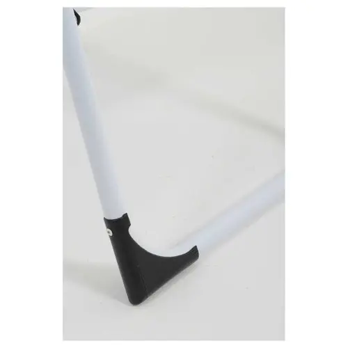 Opvouwbare trapladder 3 treden in epoxy wit gelakt staal 