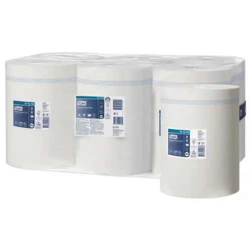 6  Rollen papier  &Oslash; 19 cm TORK Centrale afwikkeling 457 vellen 